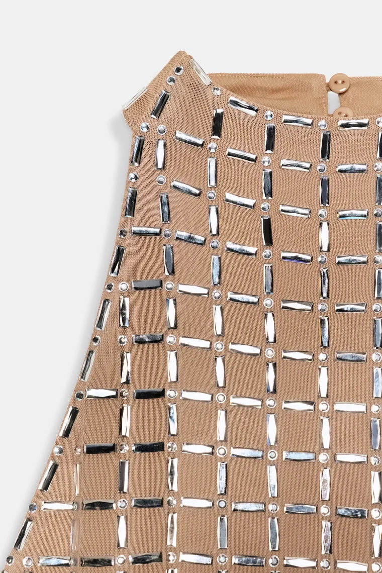 SPARKLY MESH DRESS