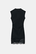 SCULPT LACE DRESS