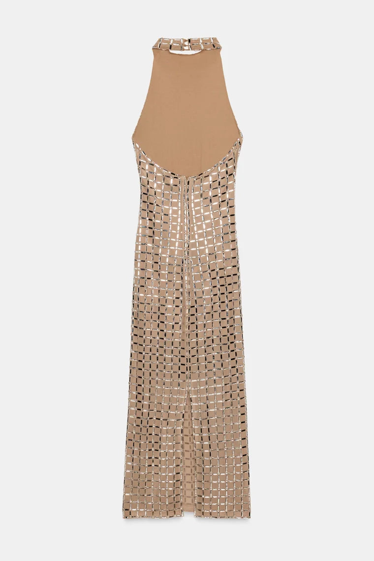 SPARKLY MESH DRESS