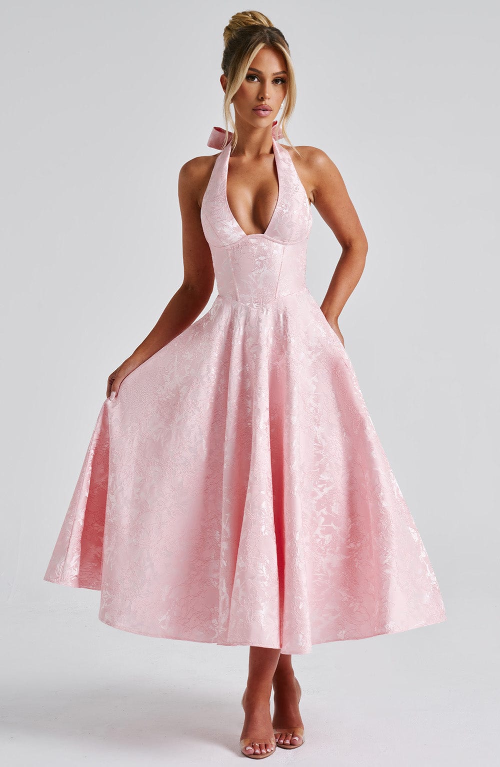 Ara | Halter Midi Dress