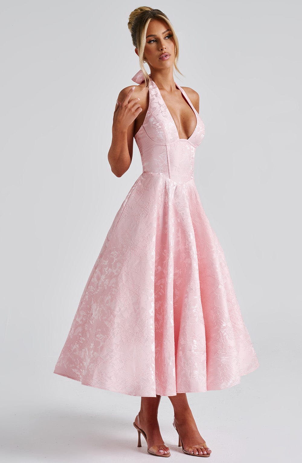 Ara | Halter Midi Dress