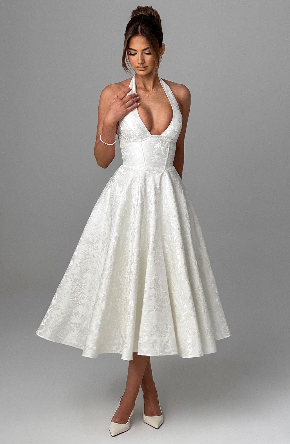 Ara | Halter Midi Dress