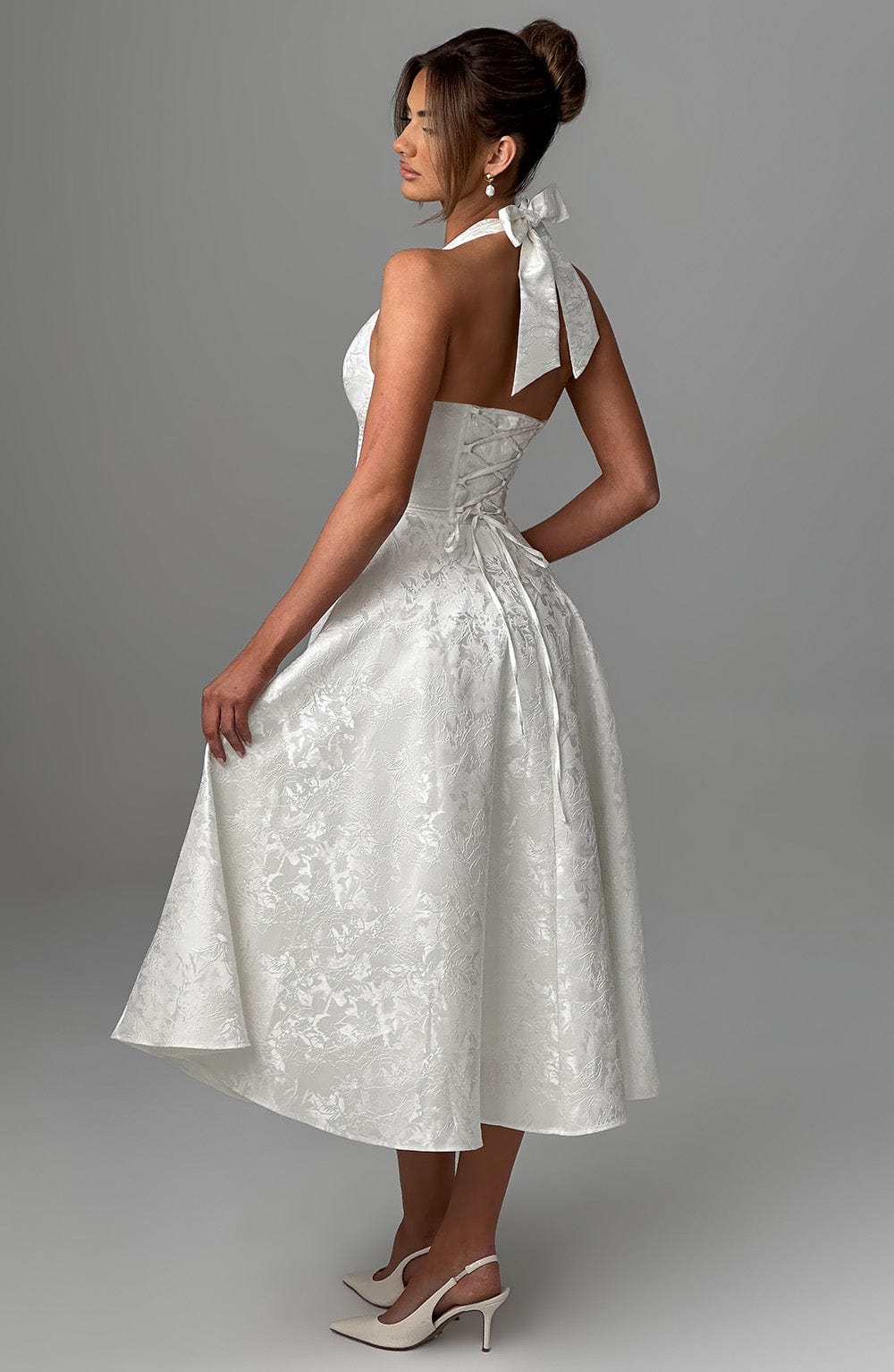 Ara | Halter Midi Dress
