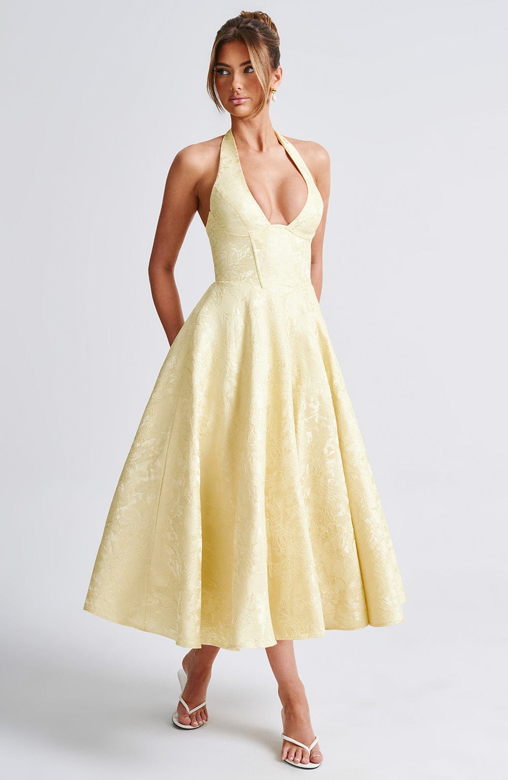 Ara | Halter Midi Dress