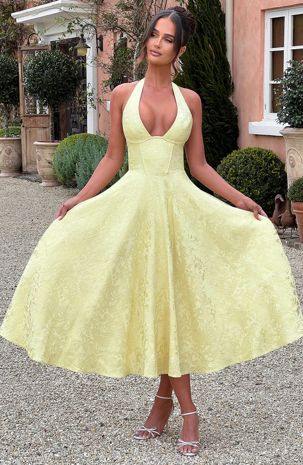 Ara | Halter Midi Dress